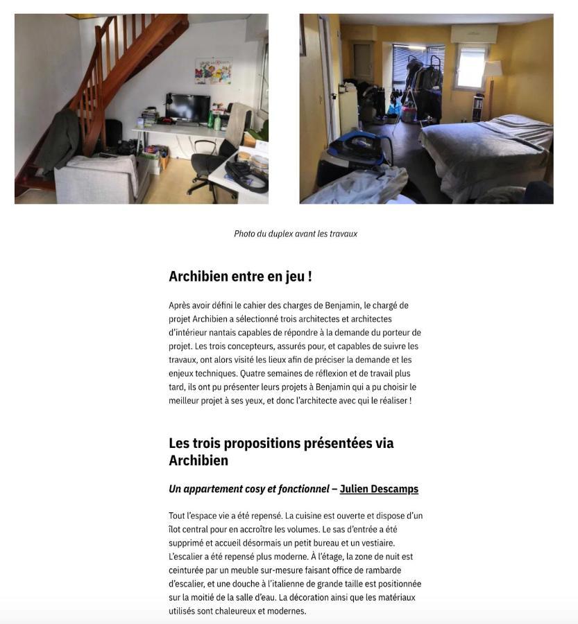 شقة Sublime Duplex Nantes Cathedrale المظهر الخارجي الصورة